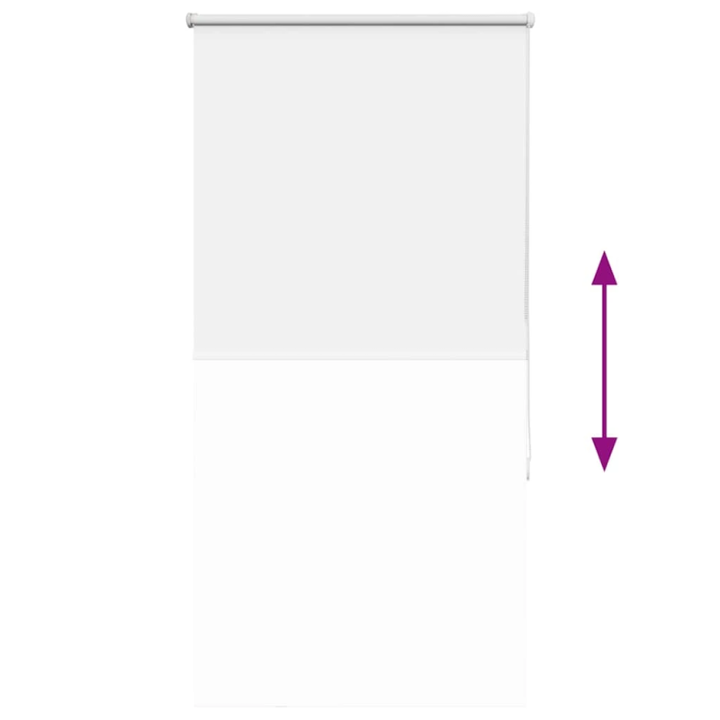 vidaXL rullo žalūzija balta 75x175 cm auduma platums 70,7cm poliesters