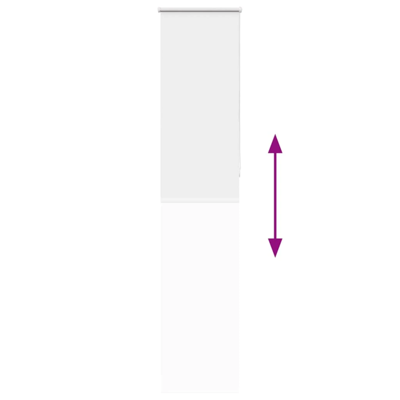 vidaXL rullo žalūzija balta 55x210 cm Auduma platums 50,7cm poliesters