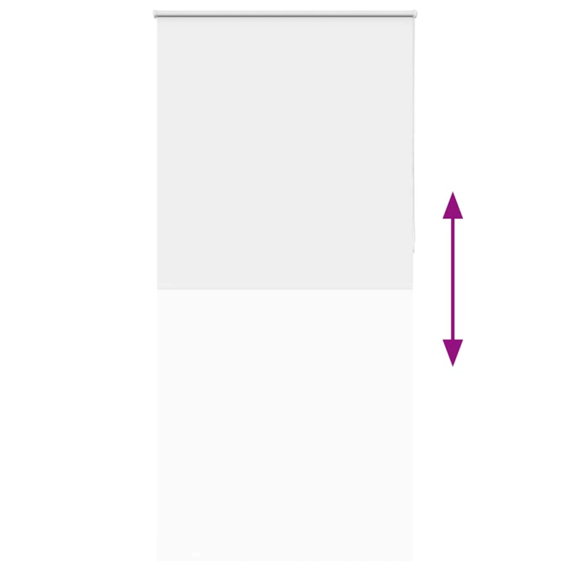 vidaXL rullo žalūzija balta 90x210 cm auduma platums 85,7cm poliesters