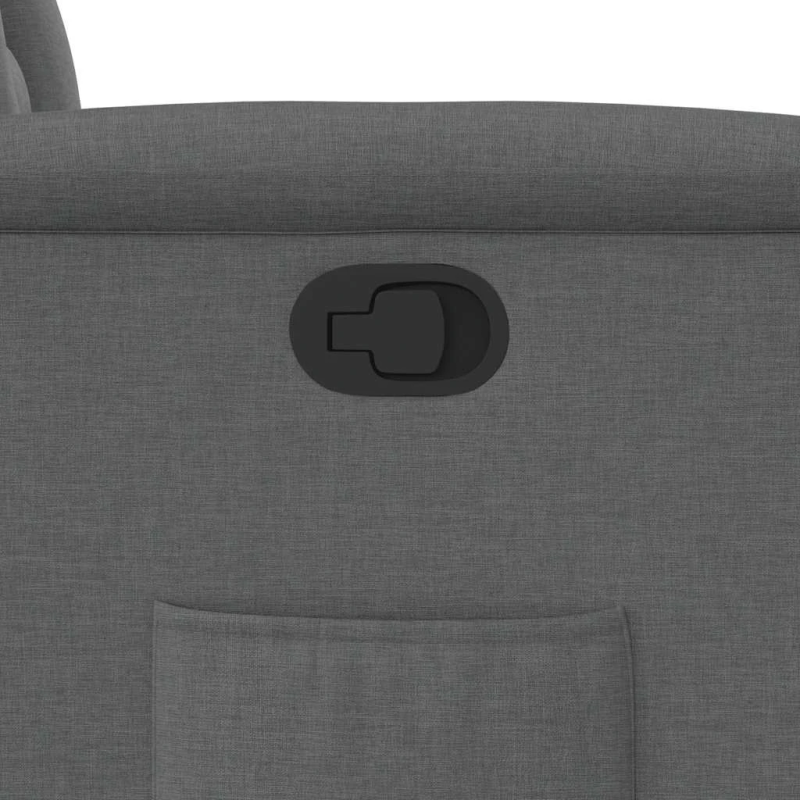 vidaXL atpūtas krēsls, tumši pelēks audums