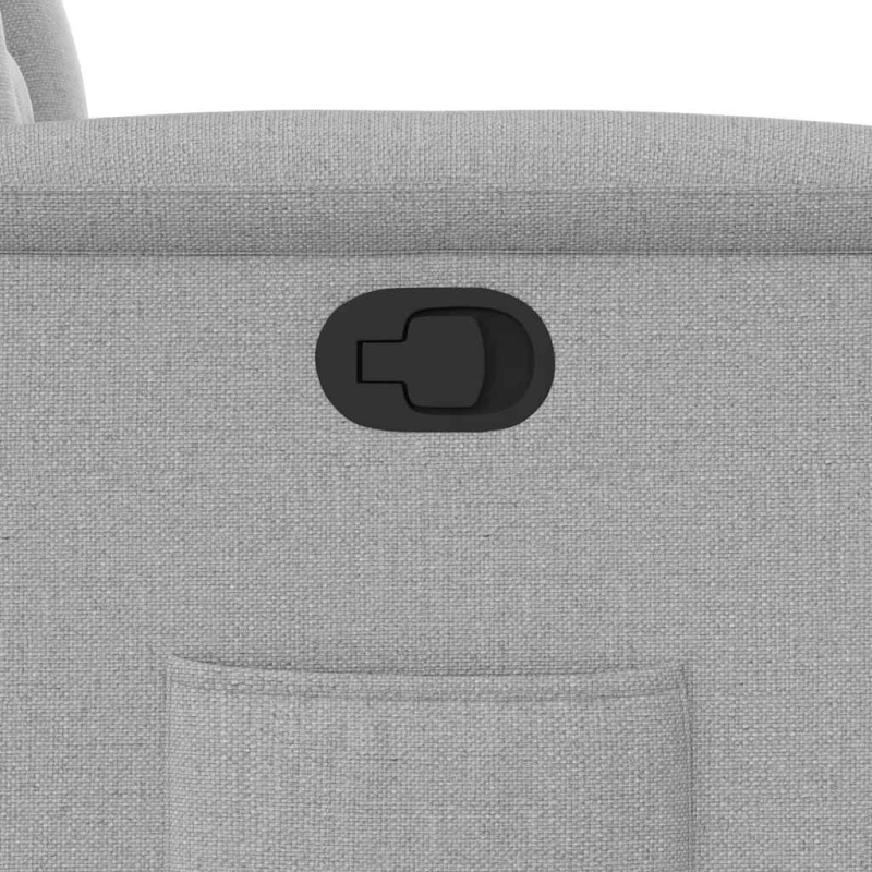 vidaXL Atzveltnes krēsls mākonis pelēks audums