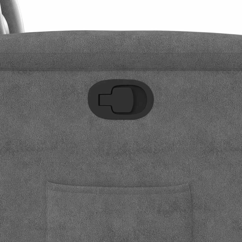 vidaXL atpūtas krēsls, tumši pelēks, mikrošķiedras audums