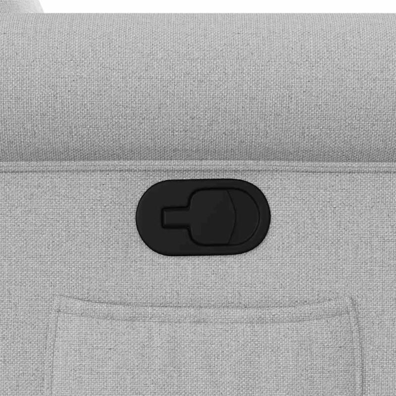 vidaXL Atzveltnes krēsls mākonis pelēks audums