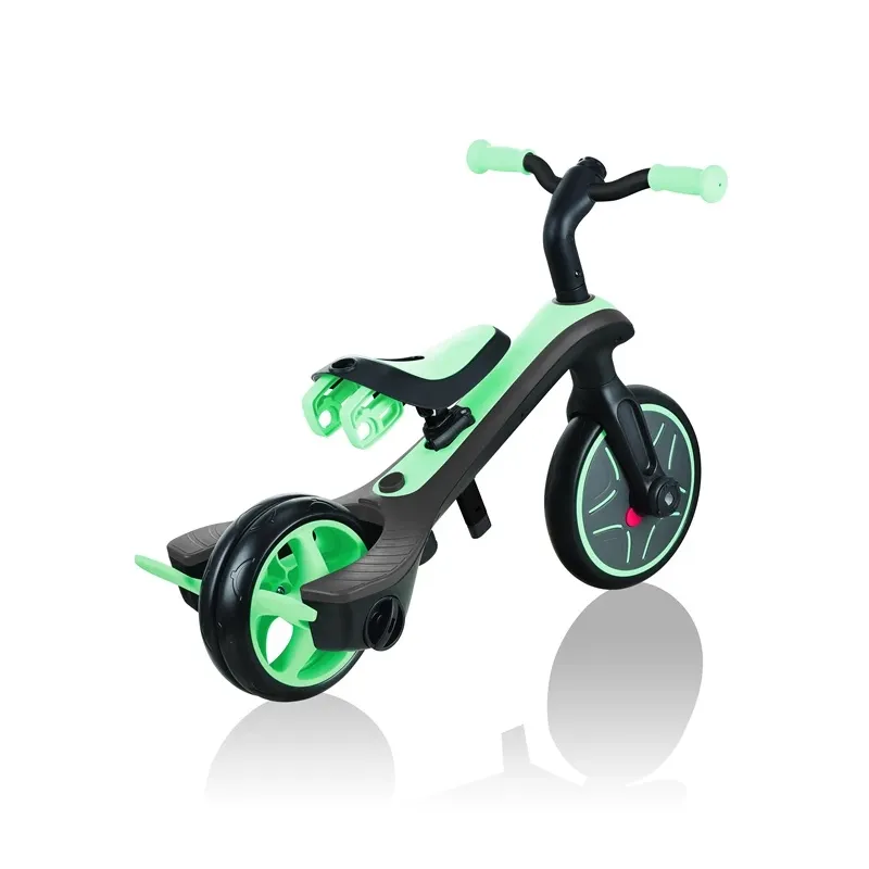 Triratukas Globber Explorer 4 in 1, žalia sp.