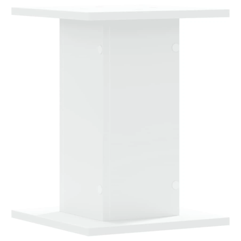 vidaXL augu statīvi, 2 gab., balti, 30x30x40 cm, inženierijas koks