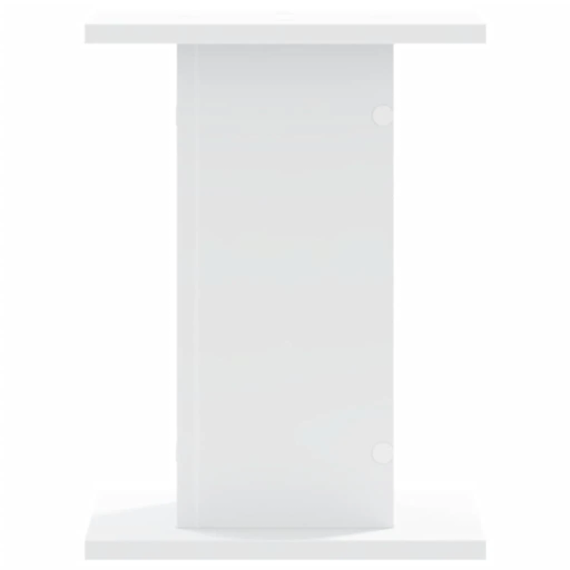 vidaXL augu statīvi, 2 gab., balti, 30x30x40 cm, inženierijas koks