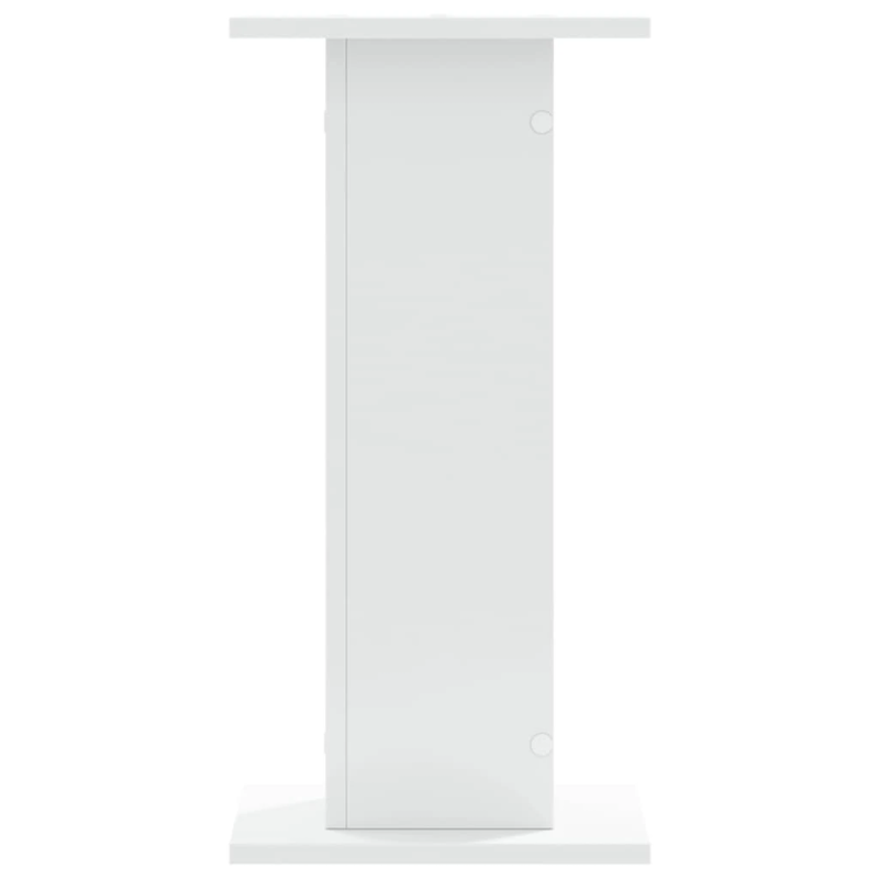 vidaXL augu statīvi, 2 gab., balti, 30x30x60 cm, inženierijas koks