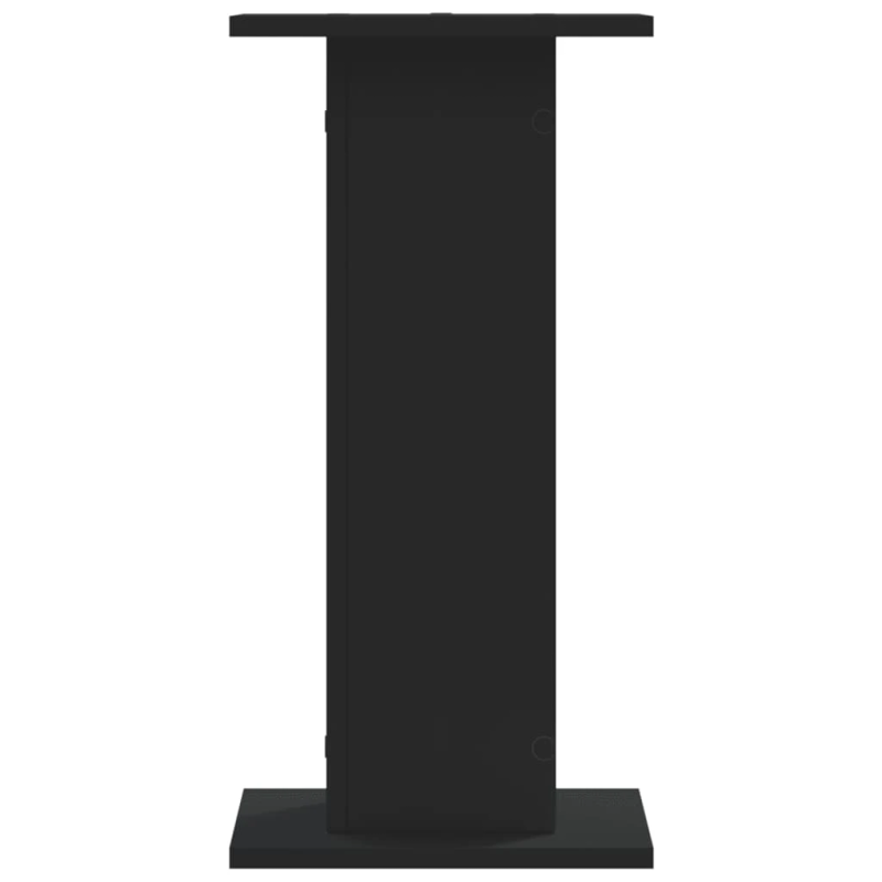 vidaXL augu statīvi, 2 gab., melni, 30x30x60 cm, inženierijas koks