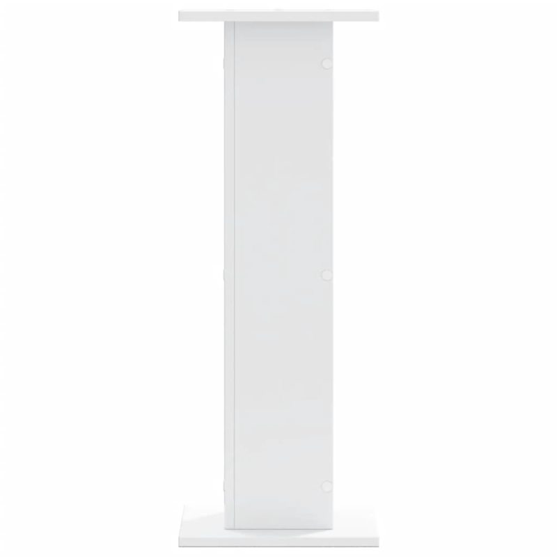 vidaXL augu statīvi, 2 gab., balti, 30x30x80 cm, inženierijas koks