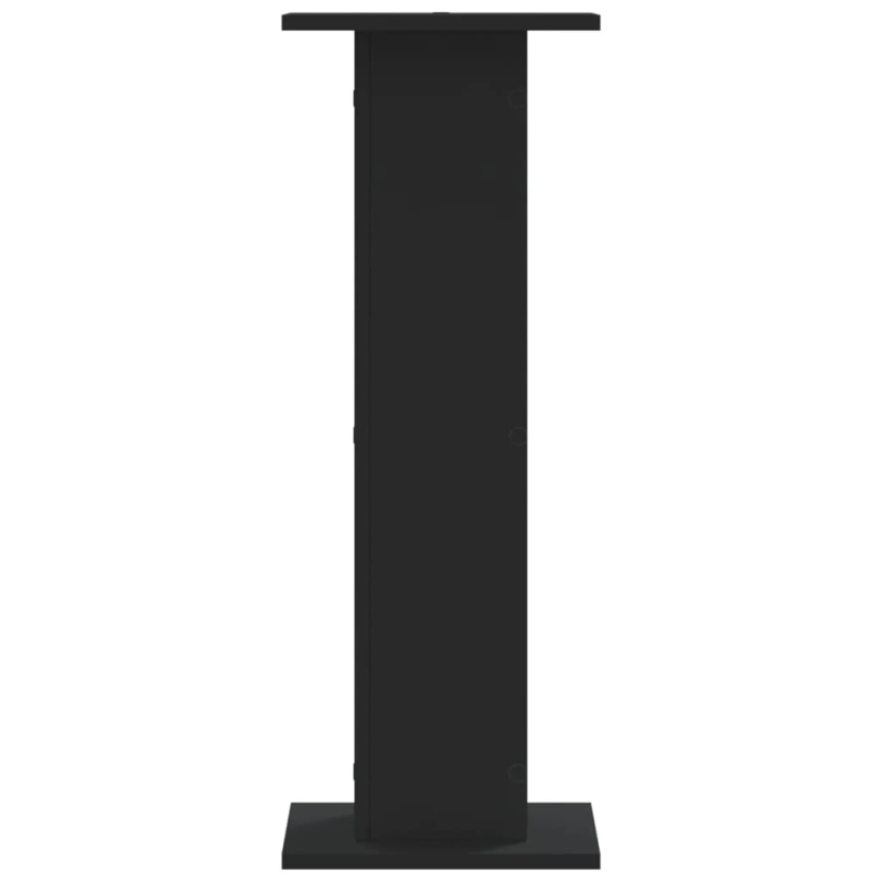 vidaXL augu statīvi, 2 gab., melni, 30x30x80 cm, inženierijas koks