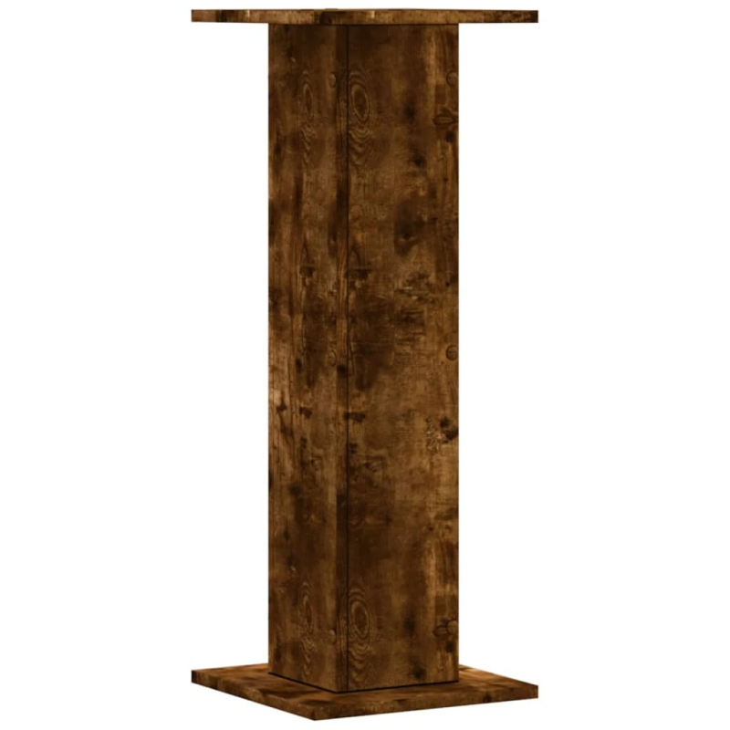 vidaXL augu statīvi, 2 gab., ozolkoka krāsa, 30x30x80 cm, koks