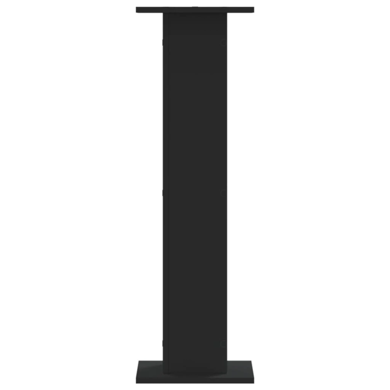 vidaXL augu statīvi, 2 gab., melni, 30x30x95 cm, inženierijas koks