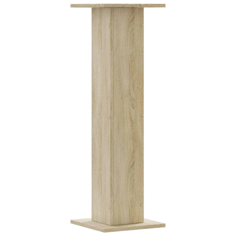 vidaXL augu statīvi, 2 gab., ozolkoka krāsa, 30x30x95 cm, koks