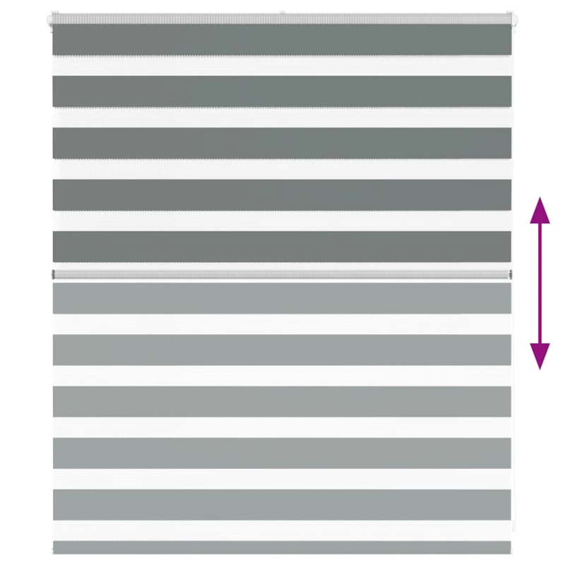vidaXL žalūzijas zebra 135x100 cm auduma platums 130,9 cm poliesters