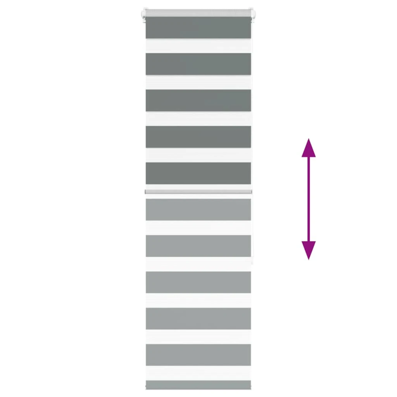 vidaXL žalūzijas zebra 45x150 cm auduma platums 40,9 cm poliesters