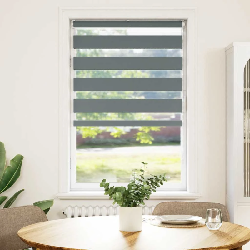 vidaXL žalūzijas zebra 75x150 cm auduma platums 70,9 cm poliesters