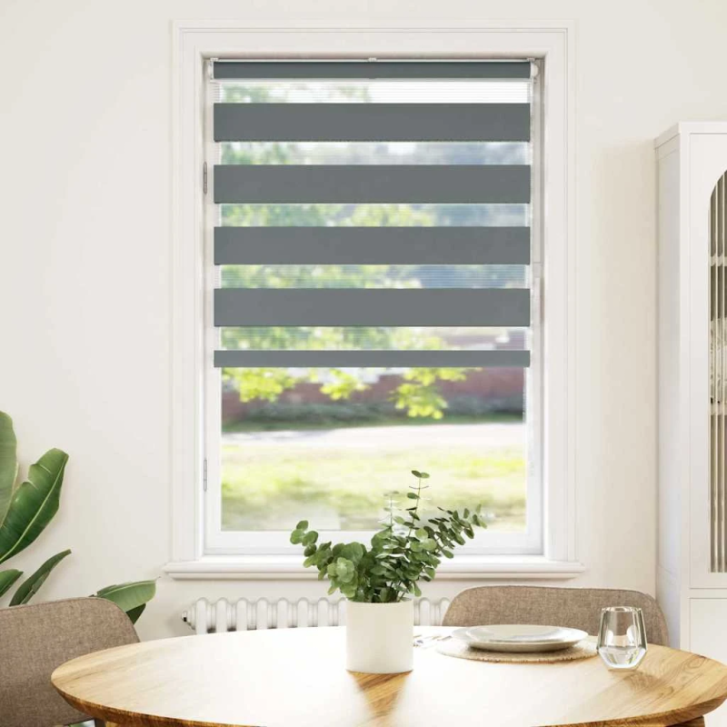 vidaXL žalūzijas zebra 80x150 cm auduma platums 75,9 cm poliesters