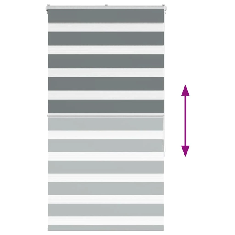 vidaXL žalūzijas zebra 85x150 cm auduma platums 80,9 cm poliesters
