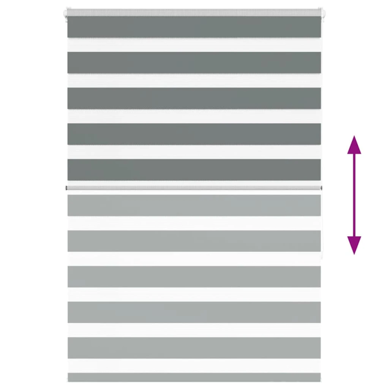 vidaXL žalūzijas zebra 130x150 cm auduma platums 125,9 cm poliesters