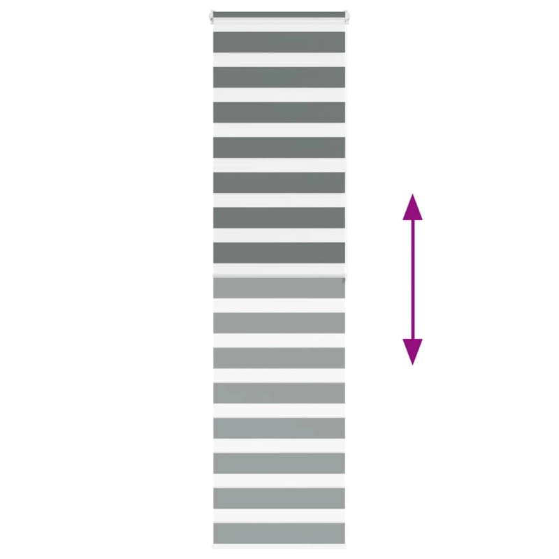 vidaXL žalūzijas zebra 55x200 cm auduma platums 50,9 cm poliesters