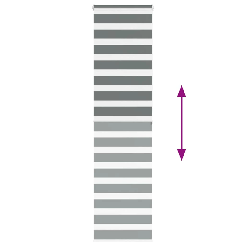 vidaXL žalūzijas zebra 70x200 cm auduma platums 65,9 cm poliesters