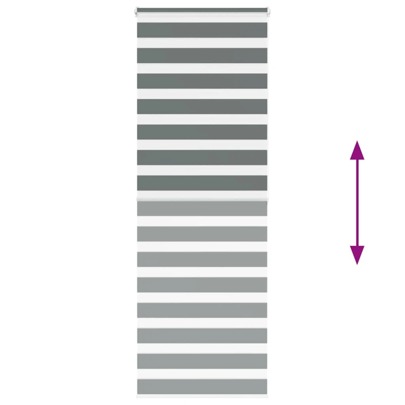 vidaXL žalūzijas zebra 90x200 cm auduma platums 85,9 cm poliesters