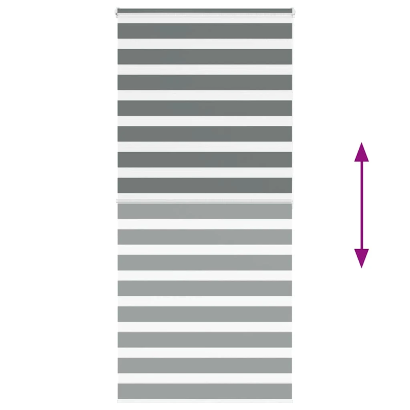 vidaXL žalūzijas zebra 115x200 cm auduma platums 110,9 cm poliesters