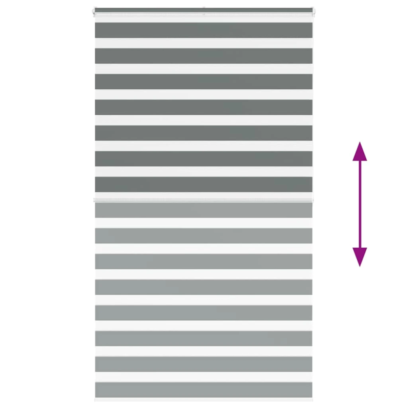 vidaXL žalūzijas zebra 120x200 cm auduma platums 115,9 cm poliesters