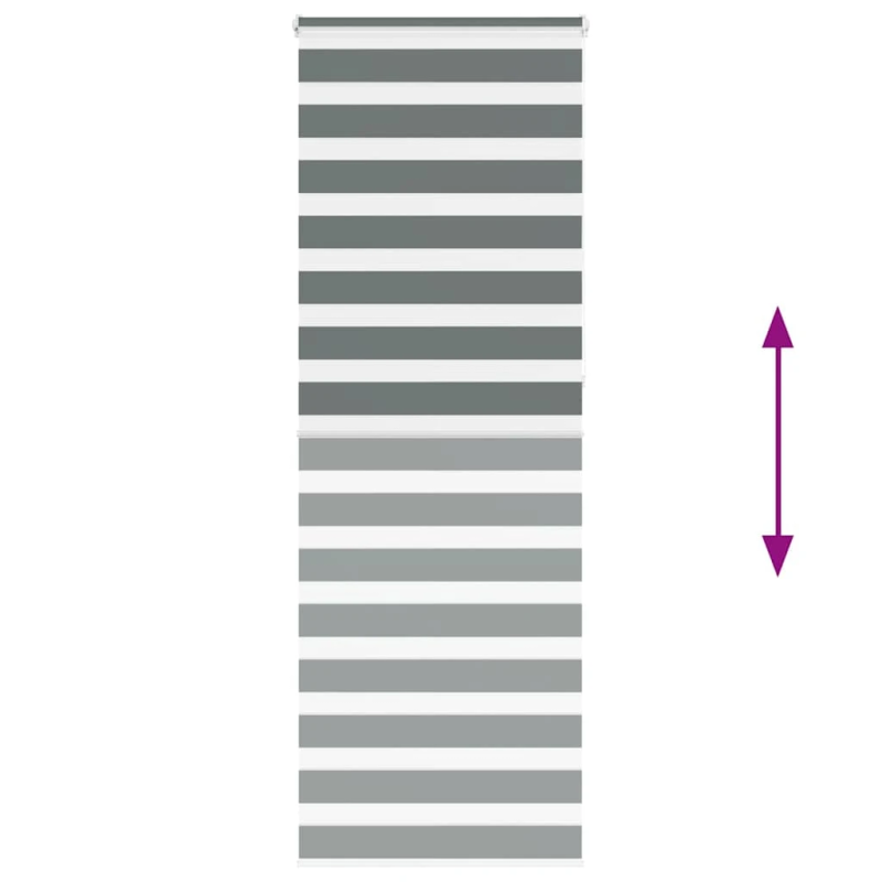 vidaXL žalūzijas zebra 85x230 cm auduma platums 80,9 cm poliesters