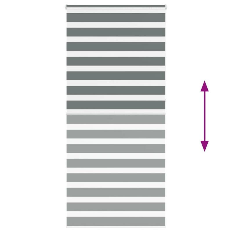 vidaXL žalūzijas zebra 100x230 cm auduma platums 95,9 cm poliesters