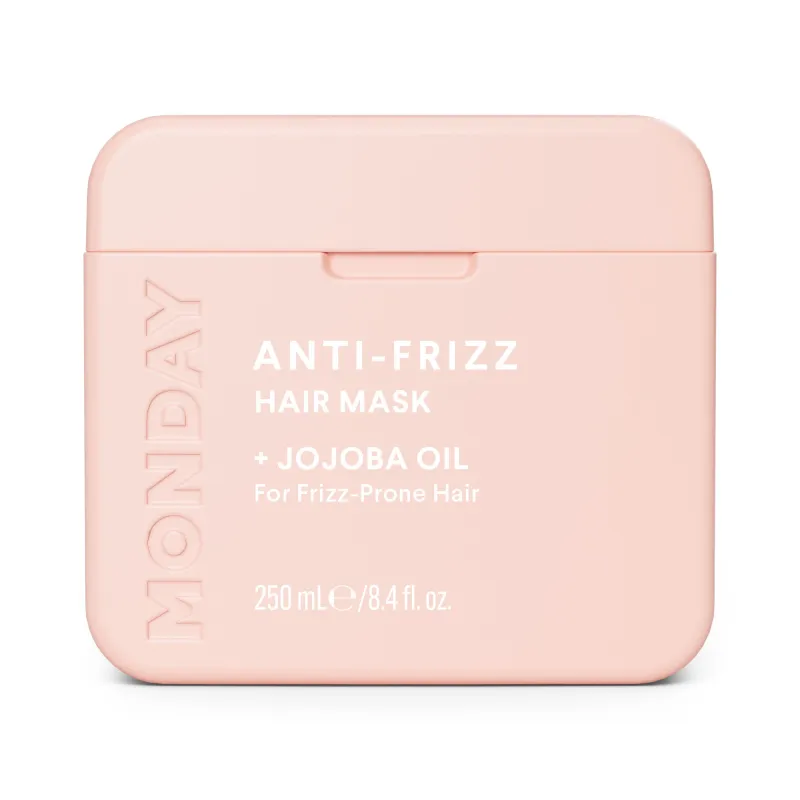 MONDAY Anti-Frizz + Jojoba Oil matu maska uz sprogošanos tendētiem matiem 250ml