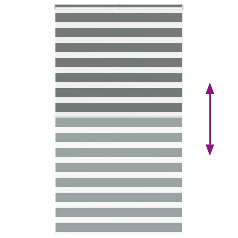 vidaXL žalūzijas zebra 135x230 cm auduma platums 130,9 cm poliesters