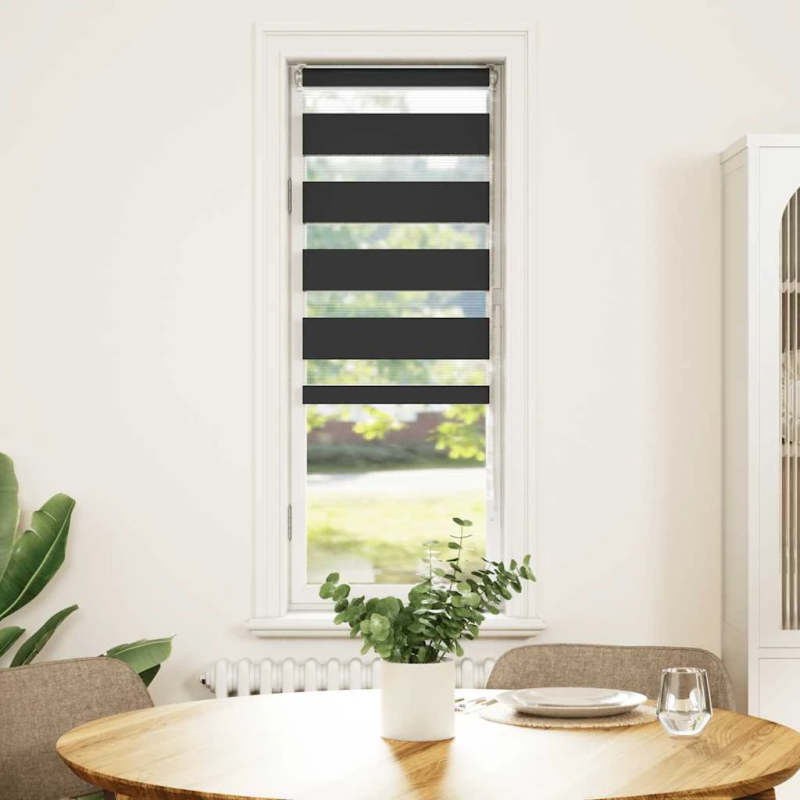 vidaXL žalūzijas zebra 45x150 cm auduma platums 40,9 cm poliesters