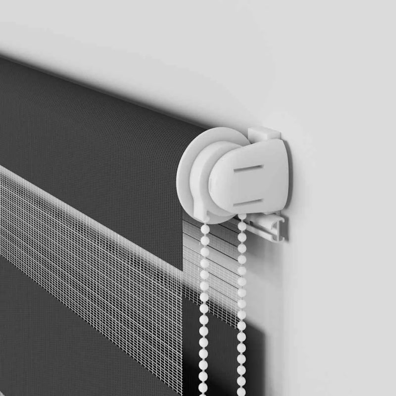 vidaXL žalūzijas zebra 85x230 cm auduma platums 80,9 cm poliesters