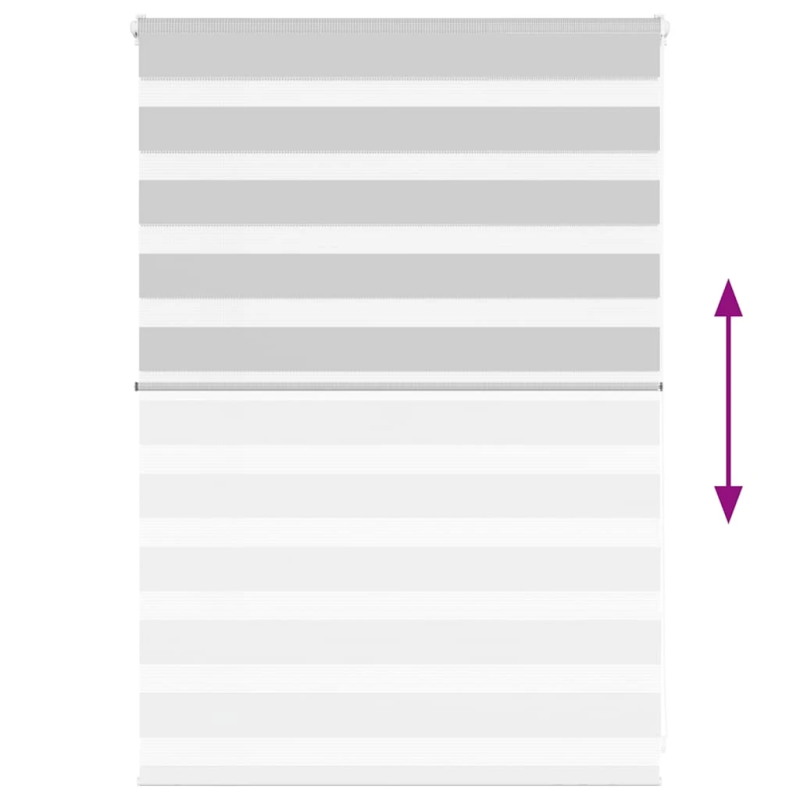 vidaXL žalūzijas zebra 110x100 cm auduma platums 105,9 cm poliesters