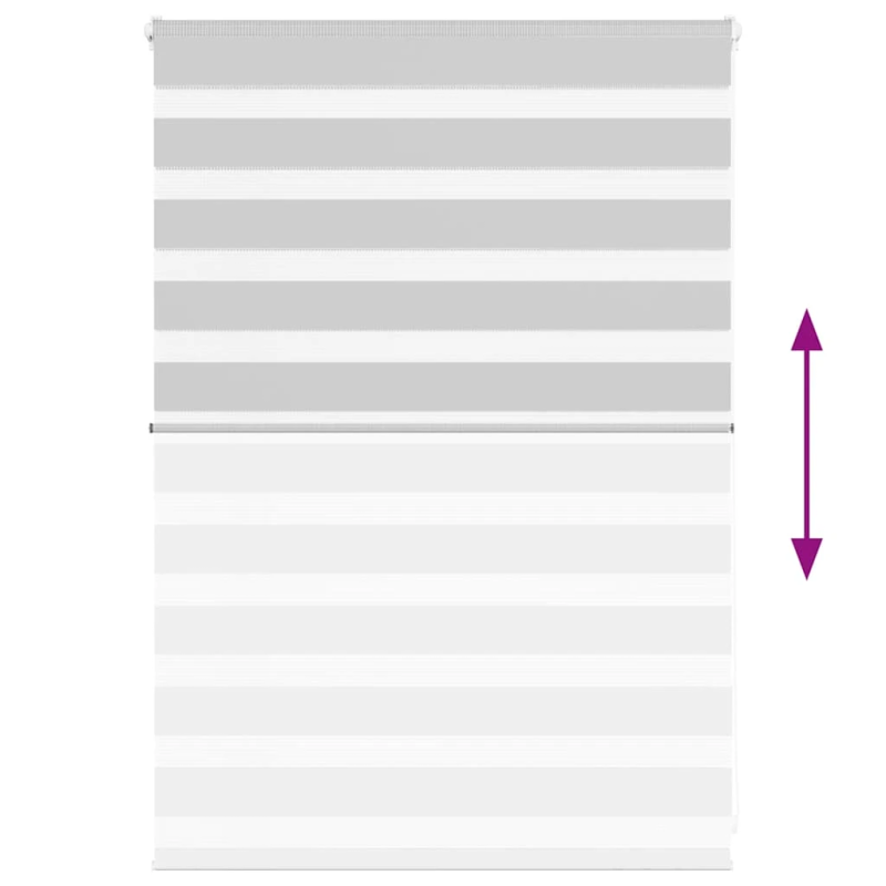 vidaXL žalūzijas zebra 115x100 cm auduma platums 110,9 cm poliesters