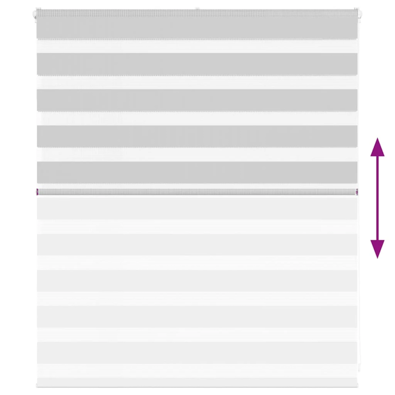 vidaXL žalūzijas zebra 135x100 cm auduma platums 130,9 cm poliesters