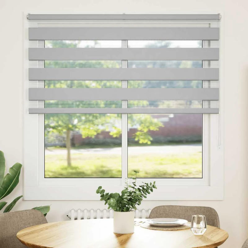 vidaXL žalūzijas zebra 150x100 cm auduma platums 145,9 cm poliesters