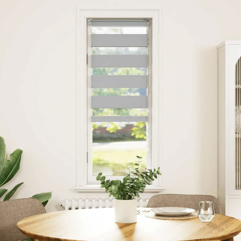 vidaXL žalūzijas zebra 50x150 cm auduma platums 45,9 cm poliesters