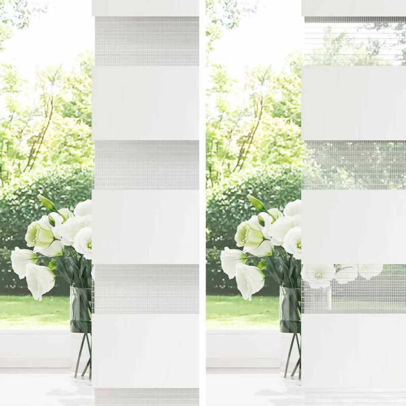 vidaXL žalūzijas zebra 50x150 cm auduma platums 45,9 cm poliesters