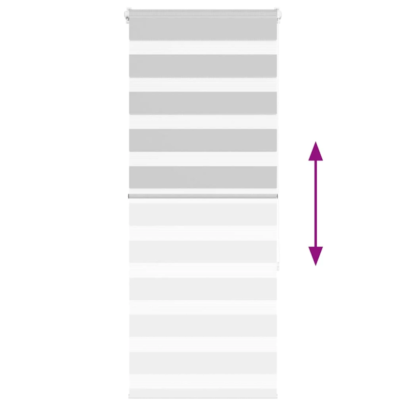 vidaXL žalūzijas zebra 65x150 cm auduma platums 60,9 cm poliesters