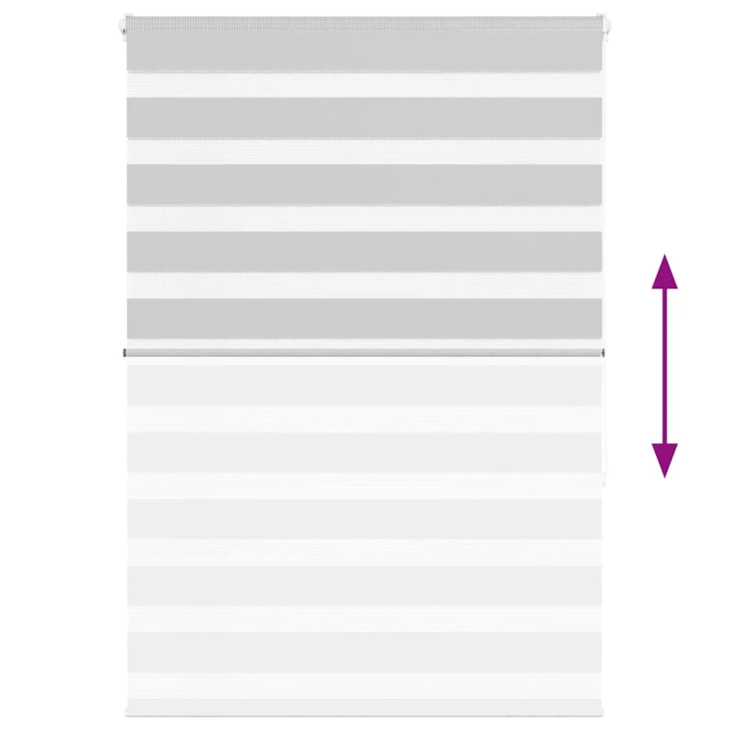 vidaXL žalūzijas zebra 115x150 cm auduma platums 110,9 cm poliesters