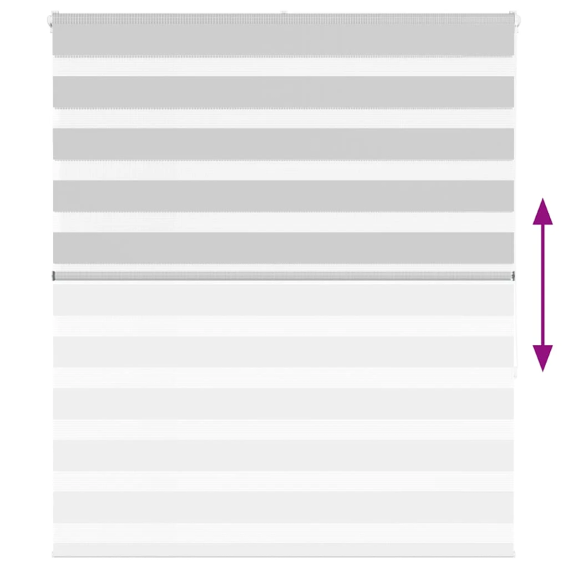 vidaXL žalūzijas zebra 125x150 cm auduma platums 120,9 cm poliesters