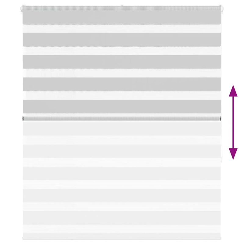 vidaXL žalūzijas zebra 135x150 cm auduma platums 130,9 cm poliesters