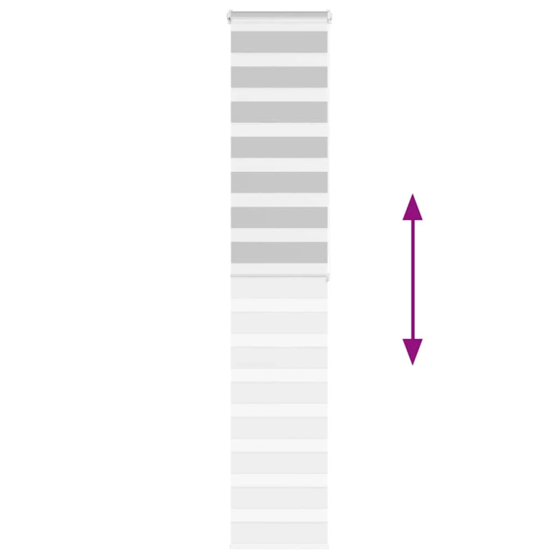 vidaXL žalūzijas zebra 40x200 cm auduma platums 35,9 cm poliesters