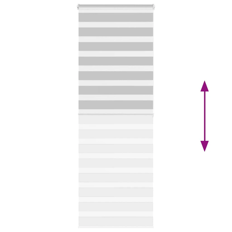vidaXL žalūzijas zebra 70x200 cm auduma platums 65,9 cm poliesters