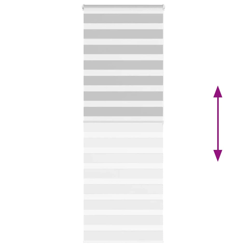 vidaXL žalūzijas zebra 90x200 cm auduma platums 85,9 cm poliesters