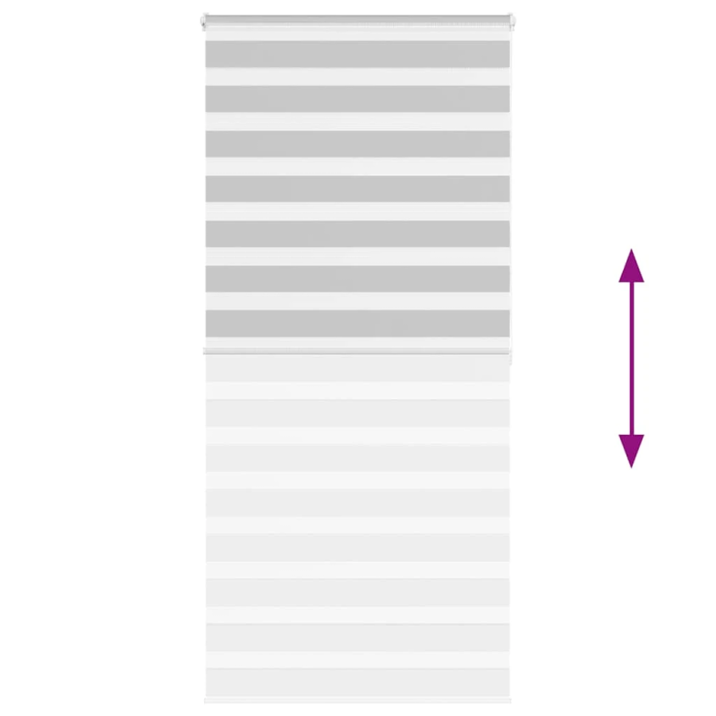 vidaXL žalūzijas zebra 115x200 cm auduma platums 110,9 cm poliesters