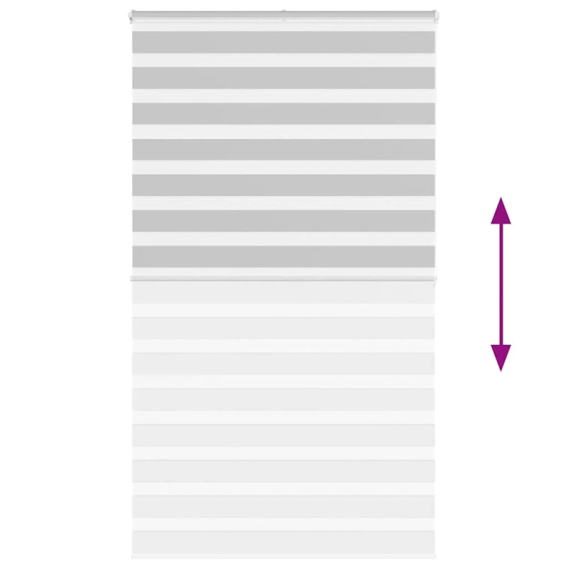 vidaXL žalūzijas zebra 120x200 cm auduma platums 115,9 cm poliesters