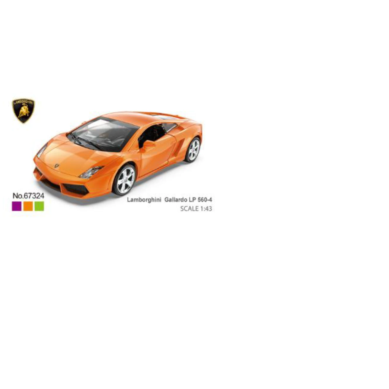 MSZ Miniatūrais modelis Lamborghini Gallardo LP560-4, izmērs 1:43